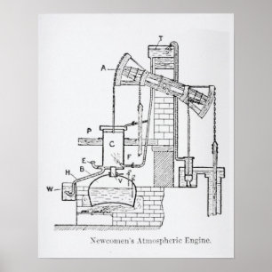 Poster Moteur atmosphérique du nouveau venu