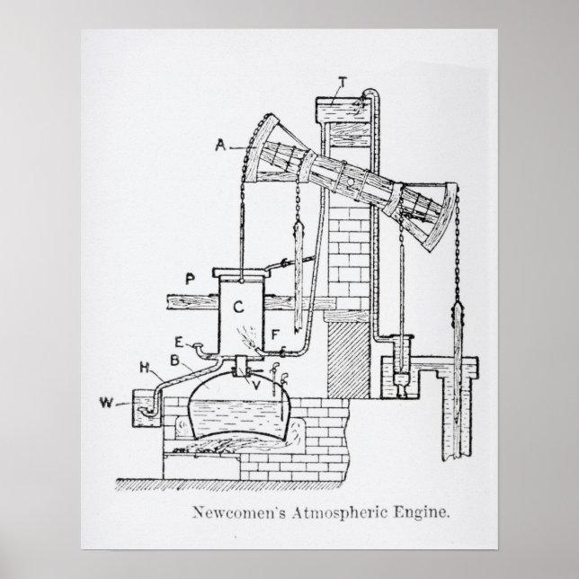 Poster Moteur atmosphérique du nouveau venu (Devant)