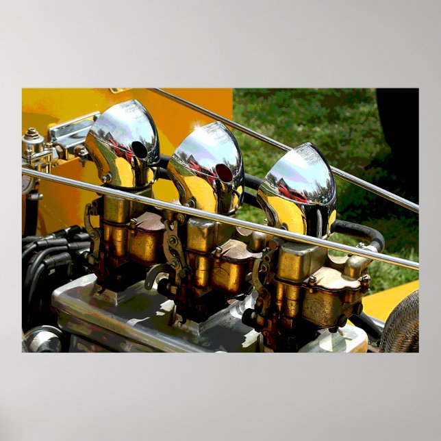 Poster Moteur de batterie à chaud - (Devant)
