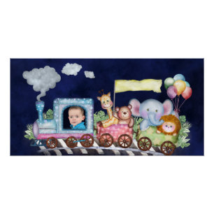 Poster Moteur de train mignon