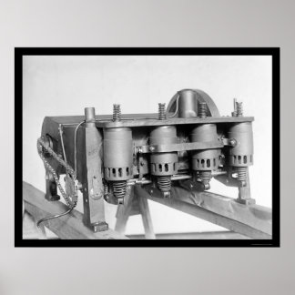 Poster Moteur pour vol Kitty Hawk 1903