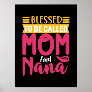 Poster Mother Art Mom And Nana