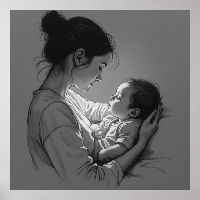 Poster Mother & Baby artwork (Devant)