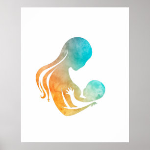 Poster Mother Breastfeeding
