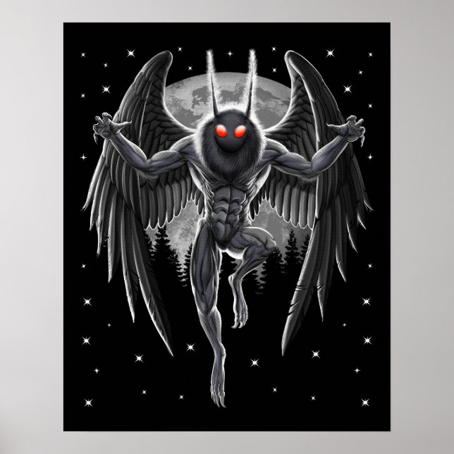 Poster Mothman (Devant)
