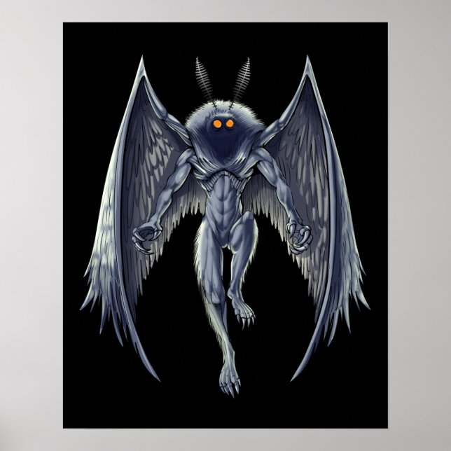 Poster Mothman Cryptid Creator (Devant)