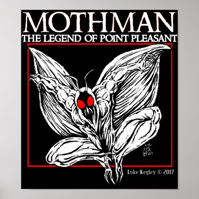 Poster Mothman : La Légende du Point Agréable (Devant)
