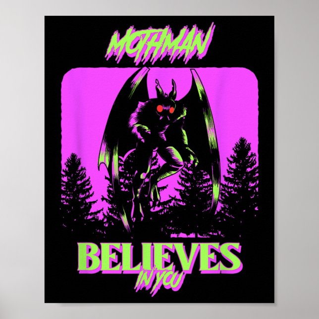 Poster Mothman - Mothman Croit En Vous (Devant)