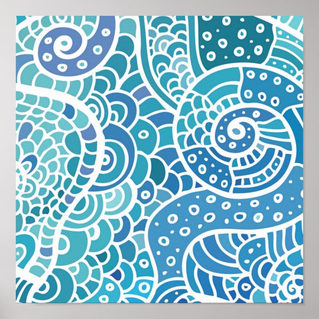 Poster motif Abstrait (Devant)