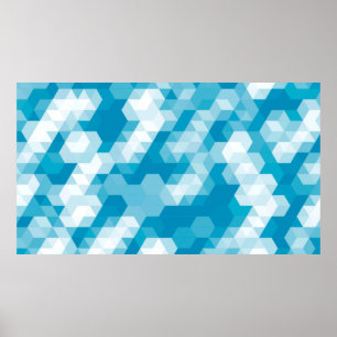 Poster motif Abstrait de formes géométriques arrière-plan