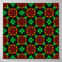 Motif abstrait élégant boho moderne floral #504