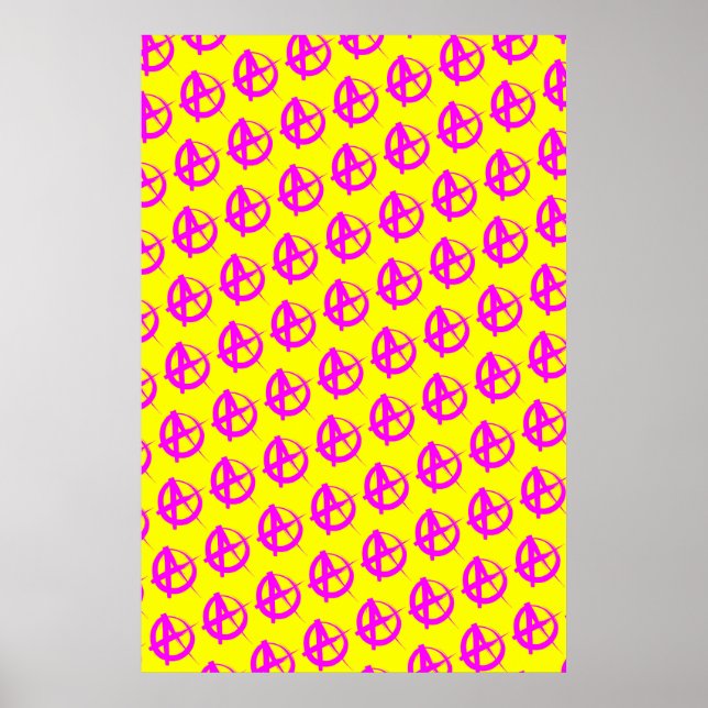 Poster Motif anarchique (Devant)
