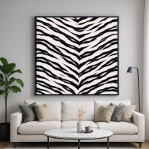 Motif animalier Tigre Blanc