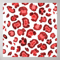 Motif aquarelle illustration peau léopard. Effacer