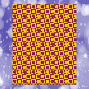 Poster Motif Arizona Pop Art Damier Marron Or