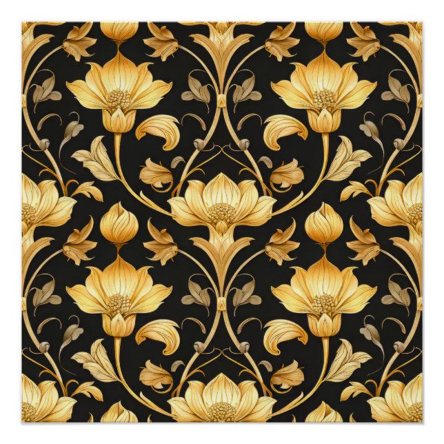 Poster Motif Art nouveau (Devant)