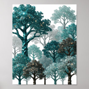 Poster Motif Artistique Argent Iconique INDETECTABLE