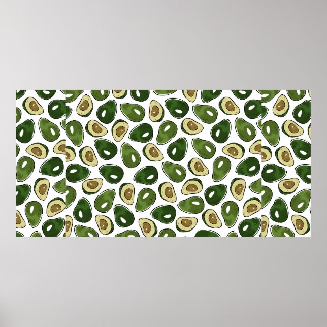 Poster Motif Avocado (Devant)