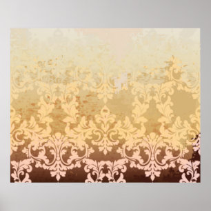 Poster Motif baroque vintage