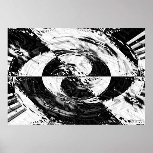 Poster Motif circulaire 1 (Devant)