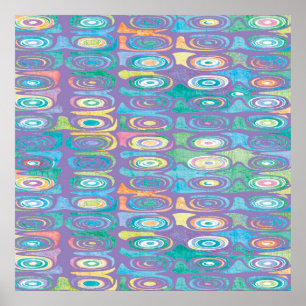 Poster motif couleur Abstrait 1