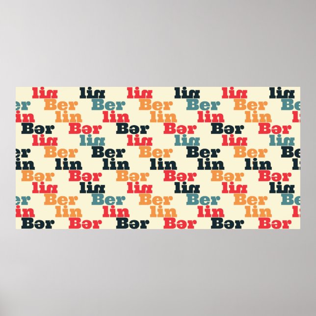 Poster Motif créatif de Berlin. (Devant)