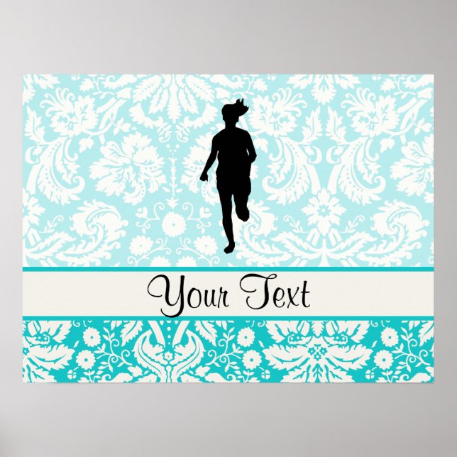 Poster Motif Damas ; Fille en cours (Devant)