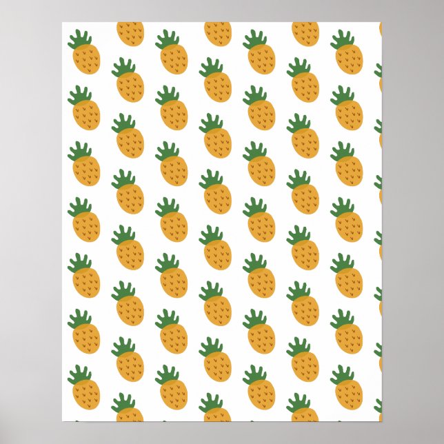 Poster Motif d'ananas mignon | FIV de Fertilité moderne (Devant)