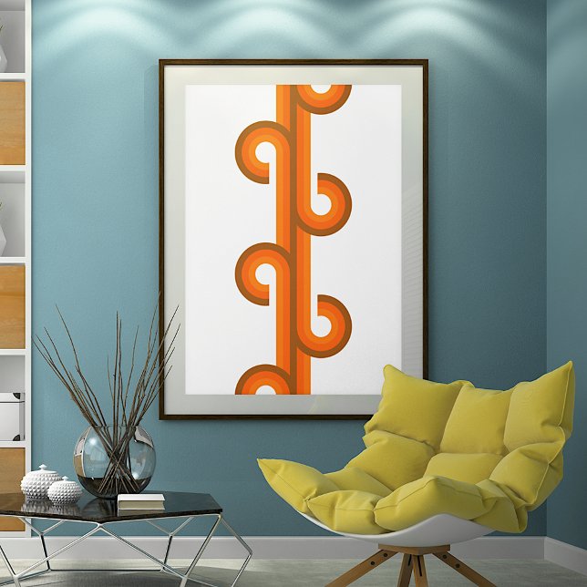 Poster Motif d'art de fusion géométrique Abstrait (Créateur téléchargé)