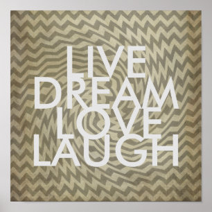 Poster motif d'art graphique avec devis texte