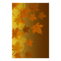 Motif d'automne avec feuilles d'érable en chute et