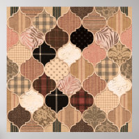Motif De Carreaux Marocains Texturés Fa