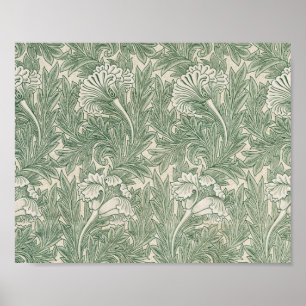 Poster Motif de fleurs, William Morris