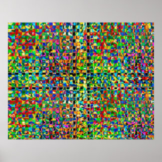 Poster Motif de la forêt pluviale de Zazzling