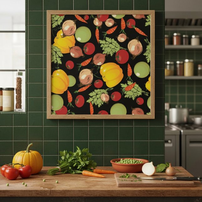 Poster Motif de légumes (Créateur téléchargé)