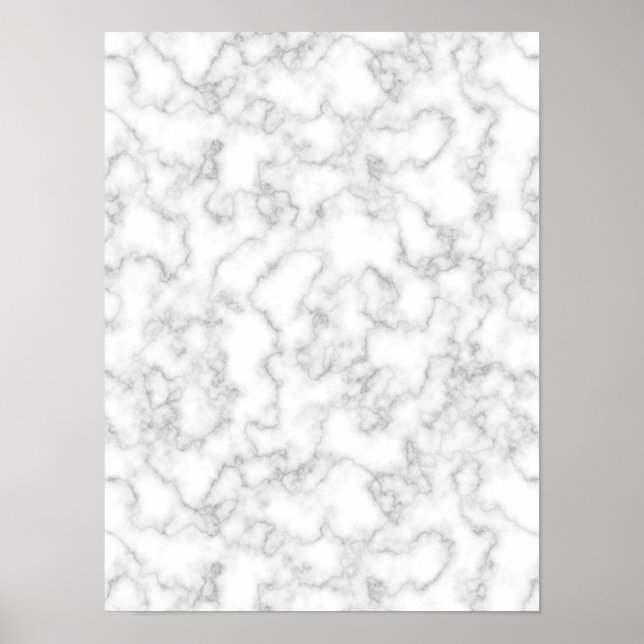 Poster Motif de marbre gris blanc marbré Arrière - plan d (Devant)