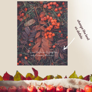 Poster Motif de novembre