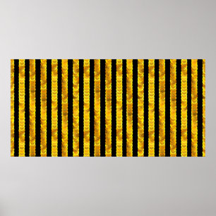 Poster Motif de paillettes d'or