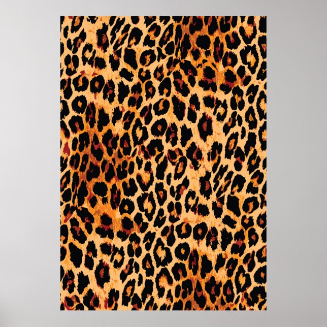 Poster Motif de peau animale sans soudure. (Devant)