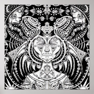 Poster Motif de sommeil