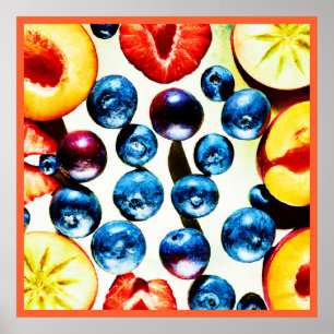 Poster Motif de Vibrance Fruitueuse