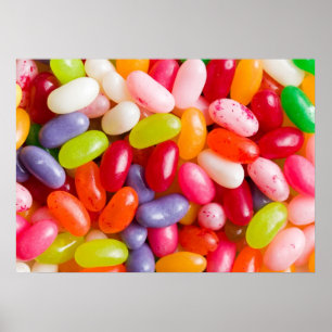 Poster Motif des dragées à la gelée de sucre