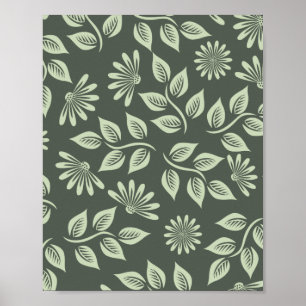 Poster Motif des fleurs de printemps