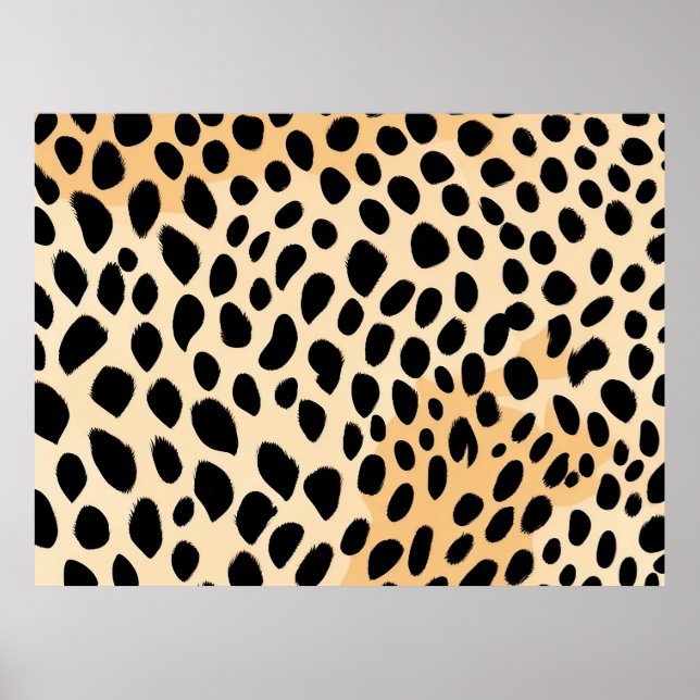 Poster Motif d'impression Cheetah (Devant)