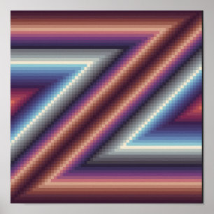 Poster Motif en Z