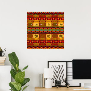 Poster Motif ethnique