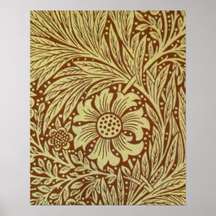 Poster Motif Fleur Antique Marigold de William Morris