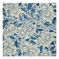 Motif Floral bleu Antique Design asiatique