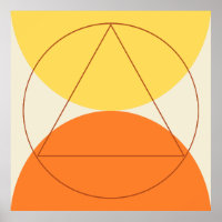 Motif géométrique d'art moderne Abstrait