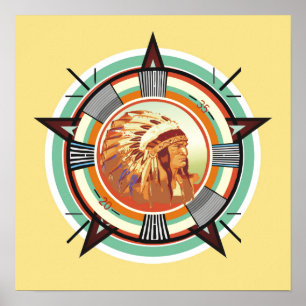 Poster Motif indien